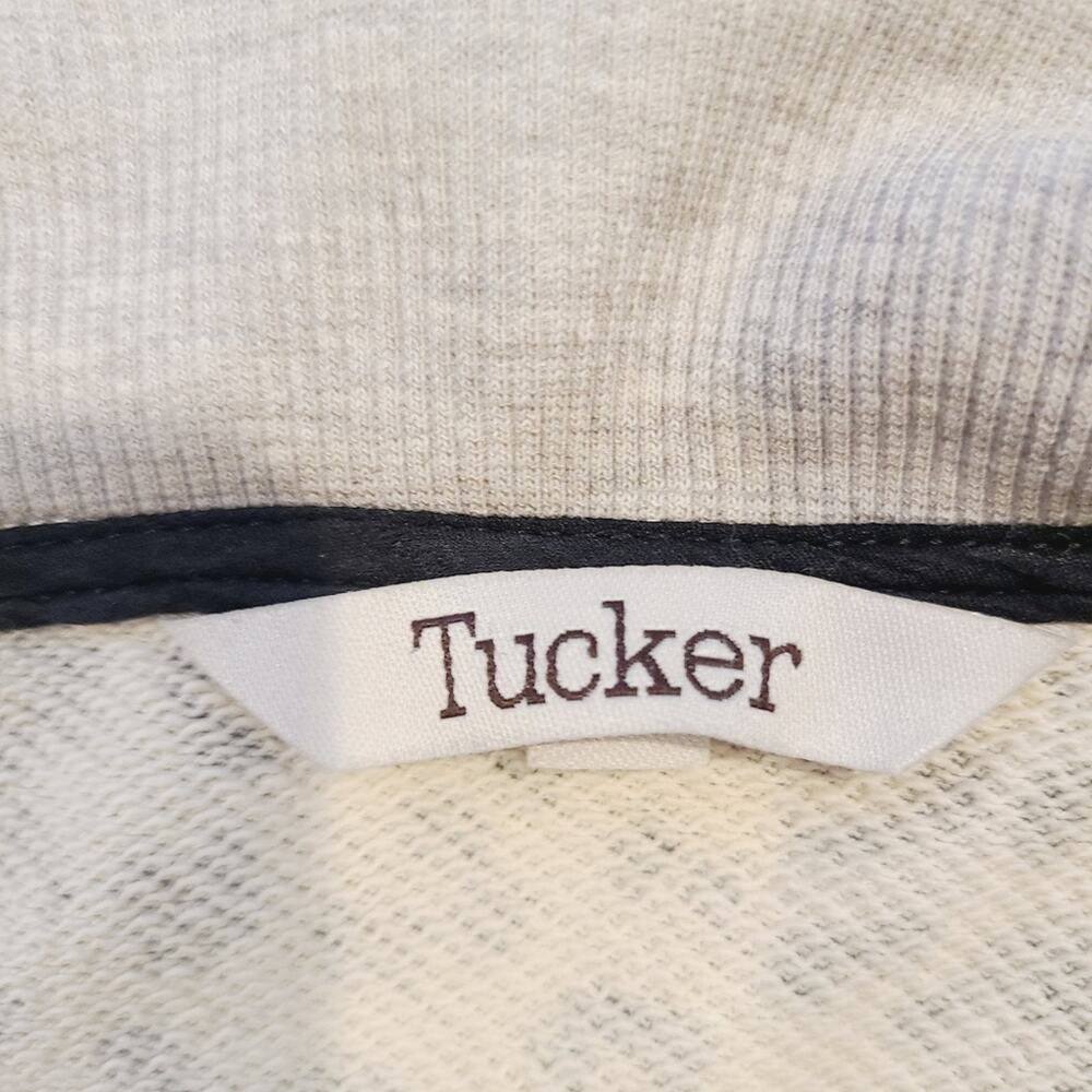 Tucker Zip Front Leopard Print Sweatshirt - image 3